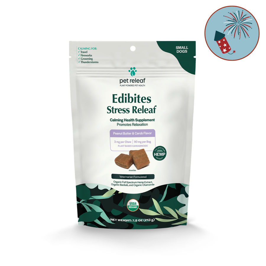Stress Releaf Hemp Edibites For Dogs – Peanut Butter