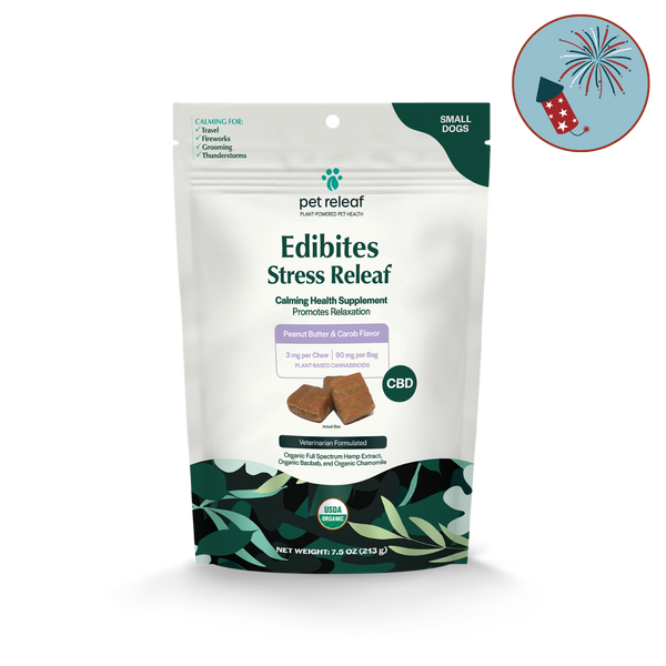 Stress Releaf CBD Edibites For Dogs – Peanut Butter
